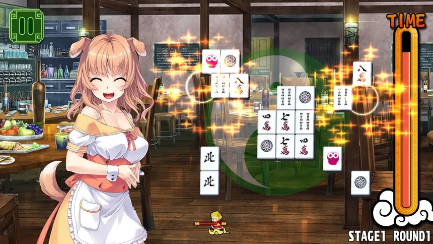 Скриншот 2 к игре Pretty Girls Mahjong Solitaire [GREEN]