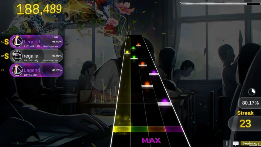 Скриншот 2 к игре Lynium: Play the Rhythm