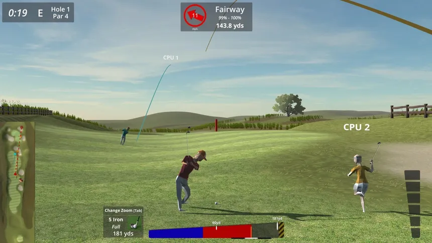 Скриншот 1 к игре Speedy Golf