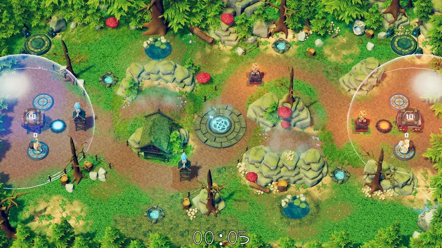 Скриншот 3 к игре Brew & Brawl - Gnomes vs. Dwarves