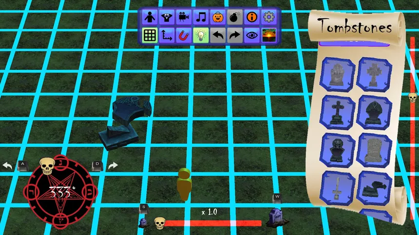 Скриншот 1 к игре Halloween Decoration Sandbox