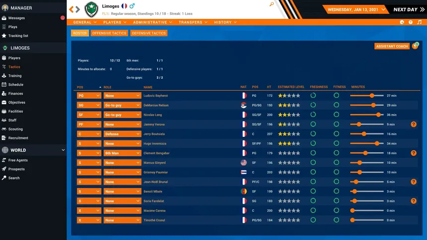 Скриншот 4 к игре Pro Basketball Manager 2021