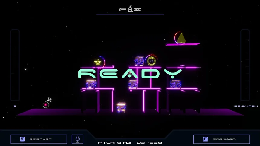 Скриншот 1 к игре Vocal Space Shooter