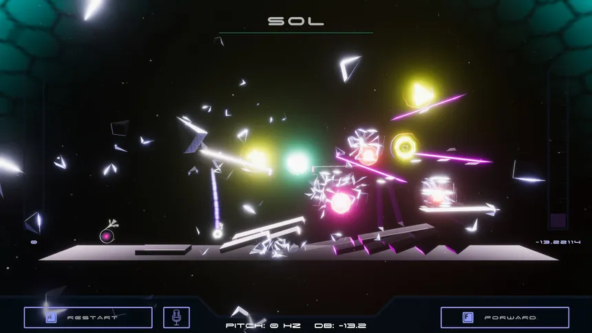 Скриншот 3 к игре Vocal Space Shooter