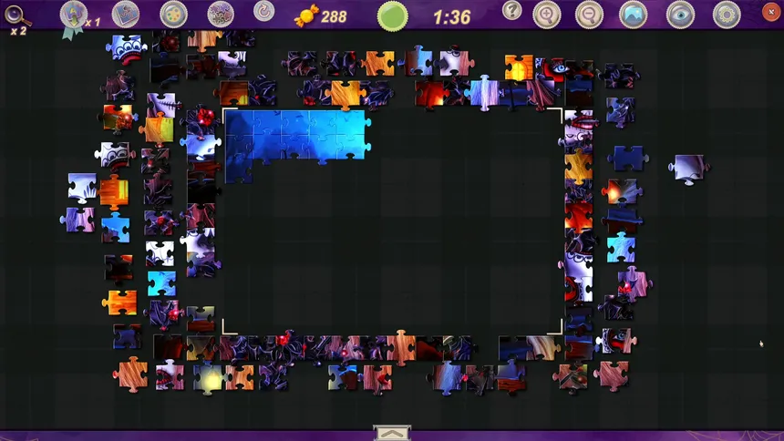 Скриншот 2 к игре Sweet Holiday Jigsaws: Halloween Night