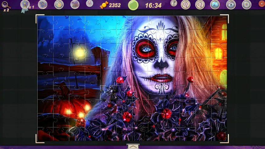 Скриншот 4 к игре Sweet Holiday Jigsaws: Halloween Night