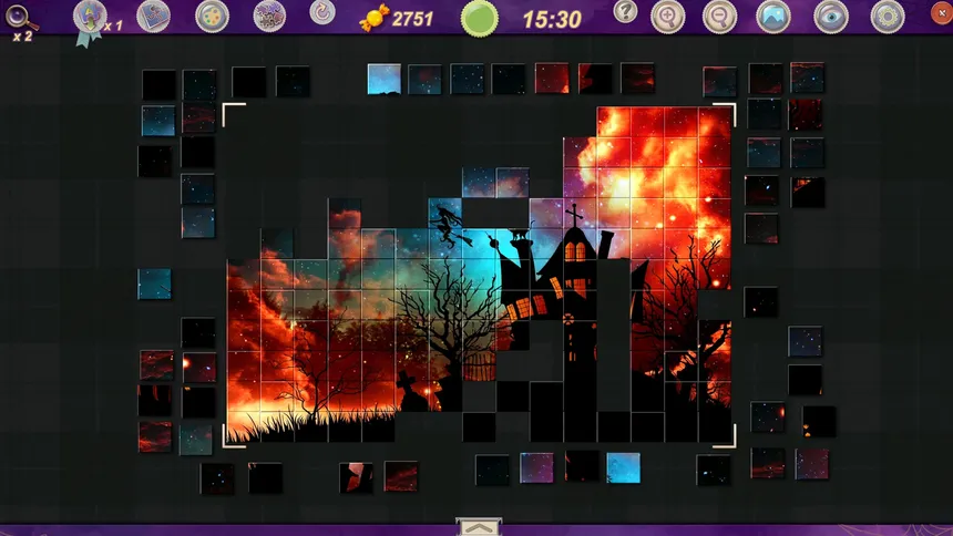 Скриншот 7 к игре Sweet Holiday Jigsaws: Halloween Night