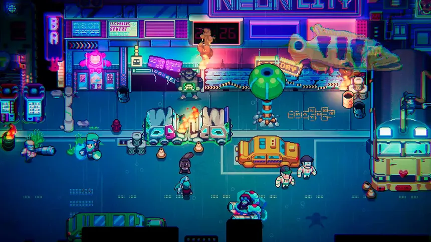 Скриншот 2 к игре Cyberwar: Neon City