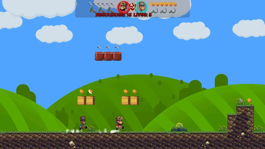 Скриншот 1 к игре Super Marxist Twins
