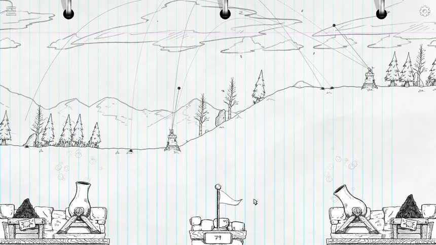 Скриншот 1 к игре Notebook Artillery