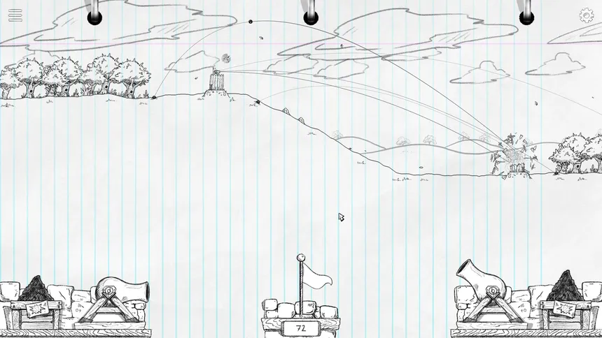 Скриншот 2 к игре Notebook Artillery