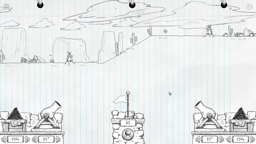 Скриншот 3 к игре Notebook Artillery