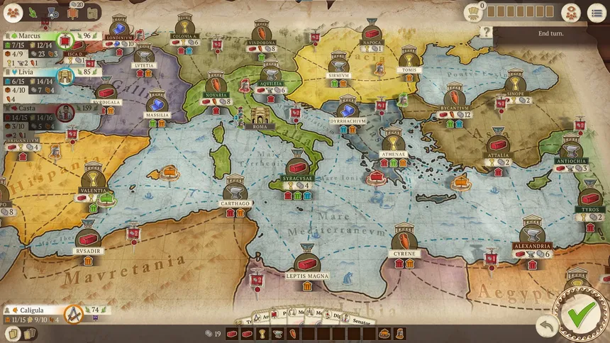 Скриншот 1 к игре Concordia: Digital Edition