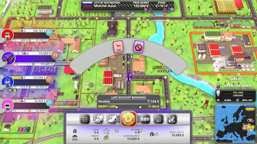 Скриншот 1 к игре The MoneyMakers Rallye