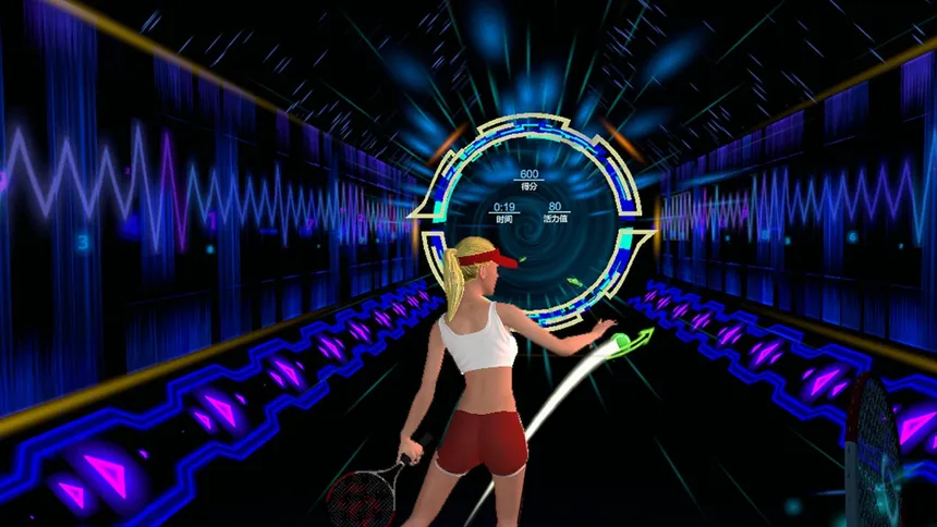 Скриншот 4 к игре Crazy Music Tennis