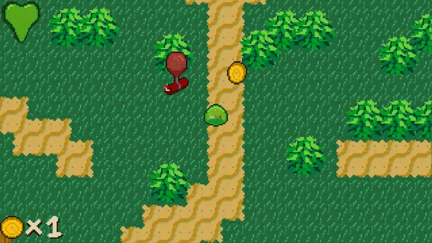 Скриншот 2 к игре Slime with a Sword