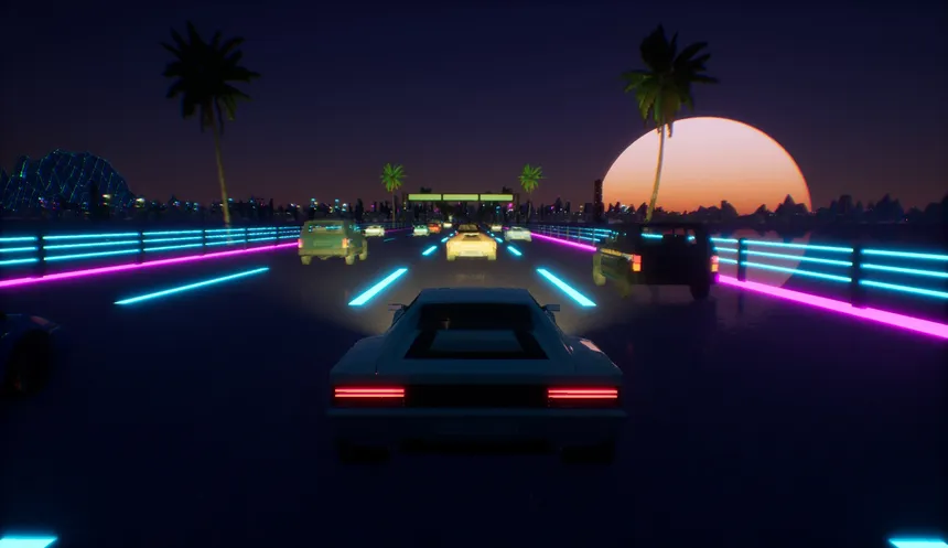 Скриншот 2 к игре Sunset Drive 1986