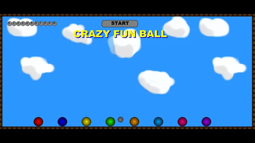 Скриншот 1 к игре Crazy Fun Ball