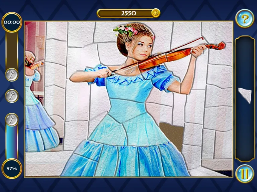 Скриншот 4 к игре Fairytale Mosaics Cinderella