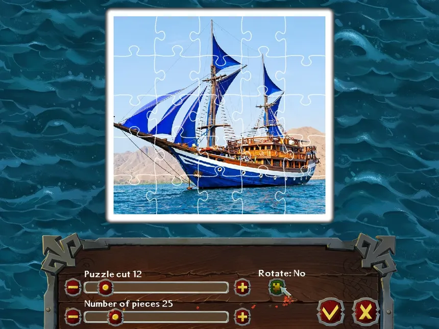 Скриншот 2 к игре Pirate Jigsaw