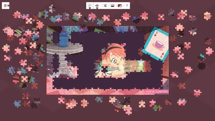 Скриншот 7 к игре Alice in Wonderland - a jigsaw puzzle tale