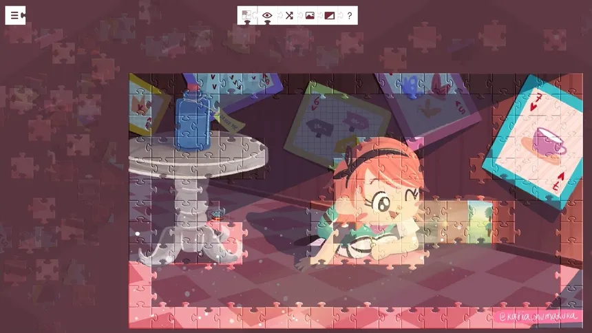 Скриншот 8 к игре Alice in Wonderland - a jigsaw puzzle tale