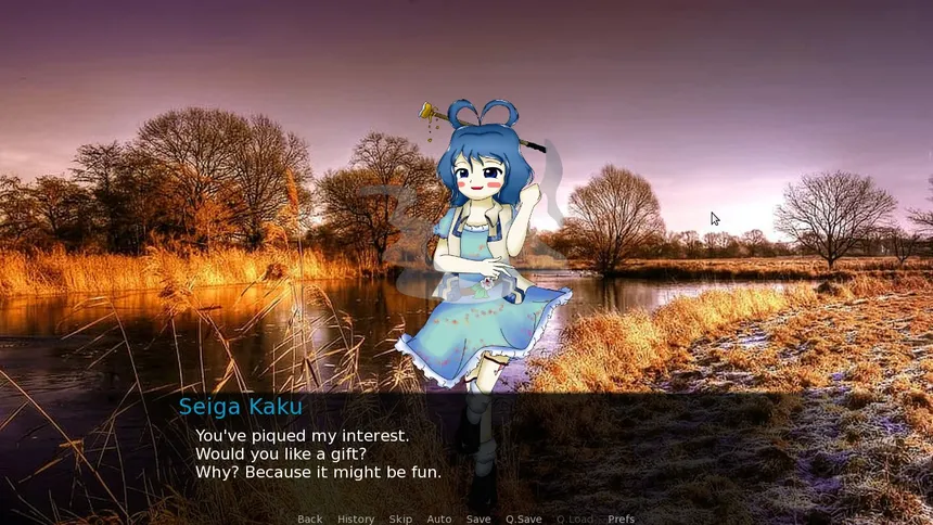 Скриншот 1 к игре Seiga Kaku uses her amazing Taoist arts and gives you a life lesson