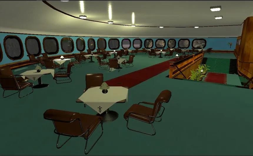 Скриншот 5 к игре VR Zeppelin Airship Trips: Flying hotel experiences in VR