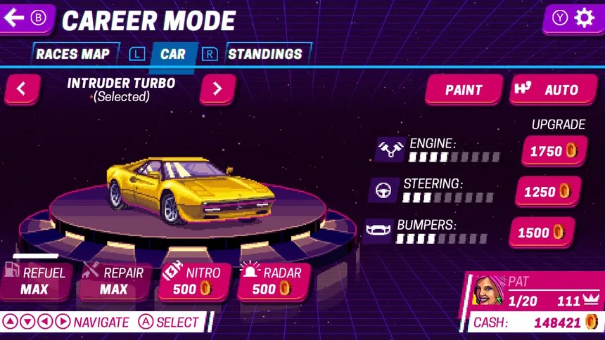 Скриншот 5 к игре 80's OVERDRIVE