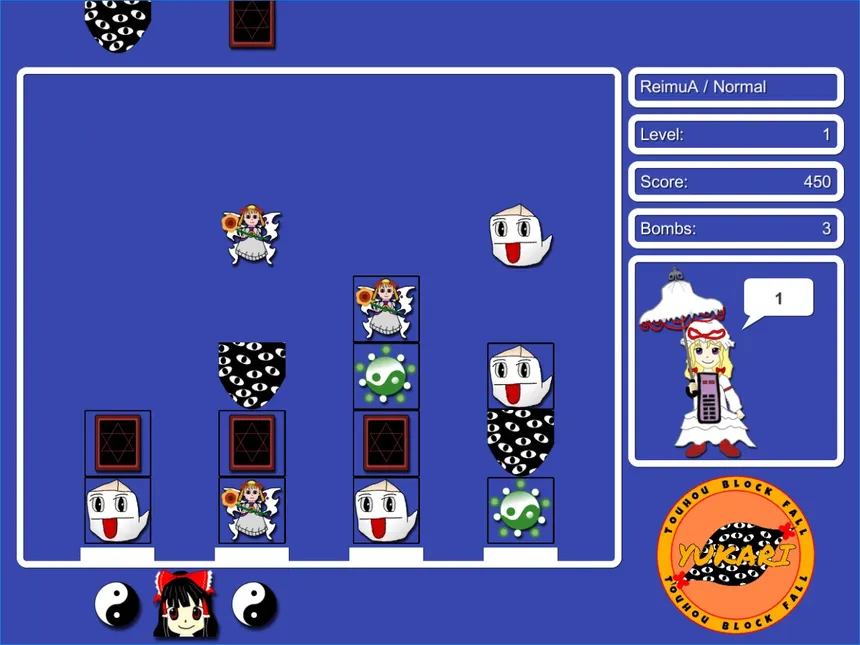 Скриншот 2 к игре Touhou Block Fall ~ Yukari