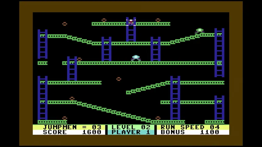 Скриншот 3 к игре Jumpman (C64/MSDOS)