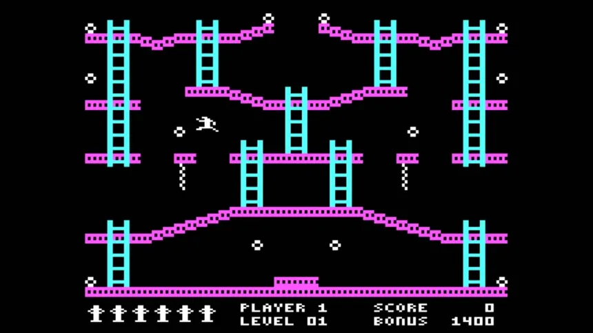 Скриншот 4 к игре Jumpman (C64/MSDOS)