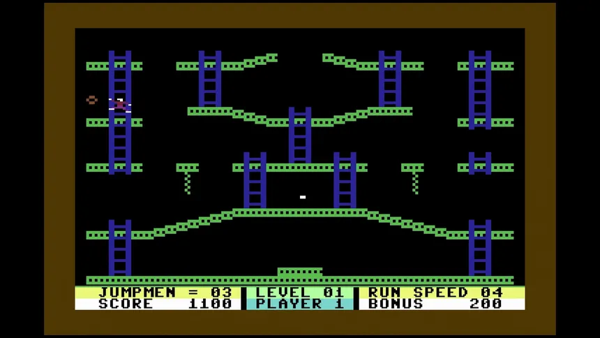 Скриншот 5 к игре Jumpman (C64/MSDOS)
