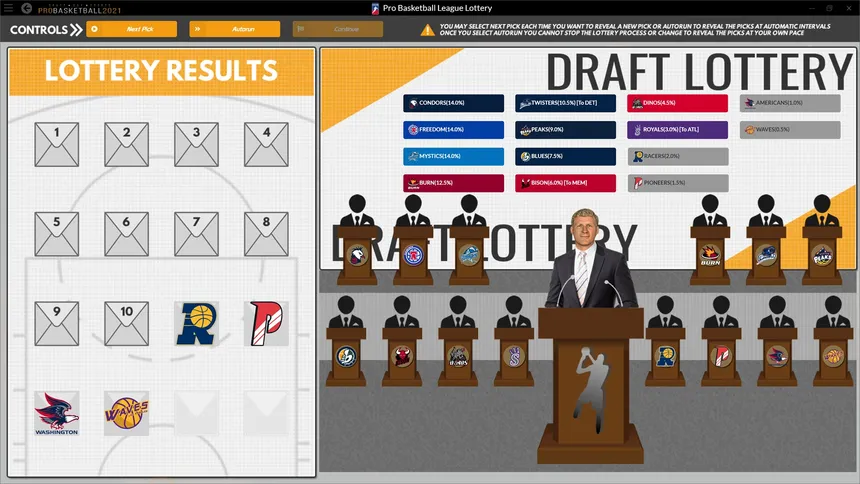 Скриншот 6 к игре Draft Day Sports: Pro Basketball 2021