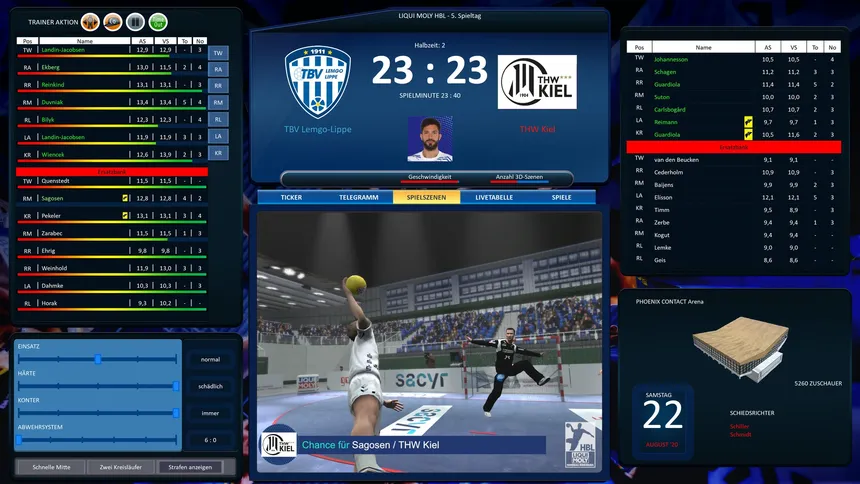 Скриншот 6 к игре Handball Manager 2021