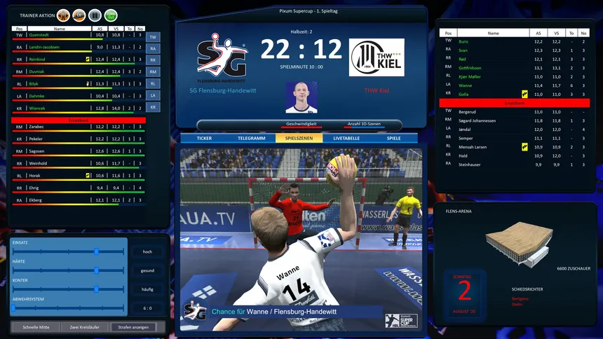 Скриншот 8 к игре Handball Manager 2021