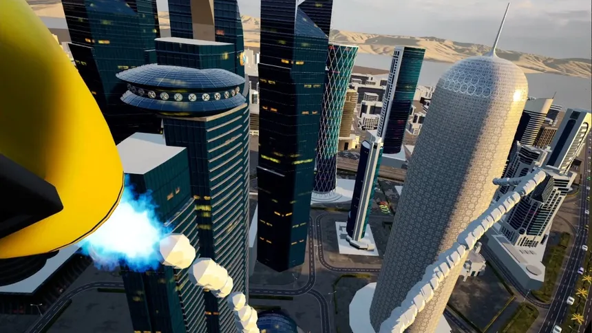 Скриншот 3 к игре Jetpack City Action VR