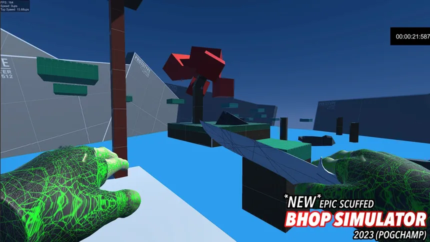 Скриншот 5 к игре *NEW* SCUFFED EPIC BHOP SIMULATOR 2023 (POG CHAMP)