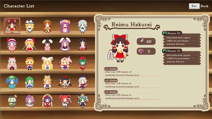 Скриншот 2 к игре Touhou DollDraft