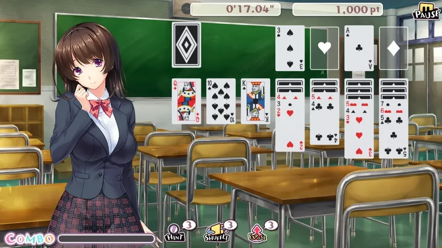 Скриншот 1 к игре Pretty Girls Klondike Solitaire