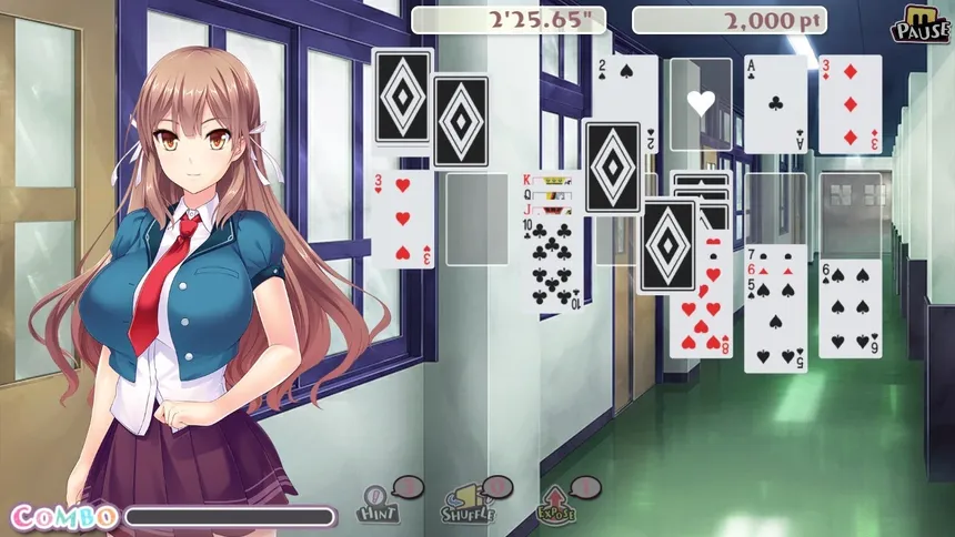 Скриншот 3 к игре Pretty Girls Klondike Solitaire