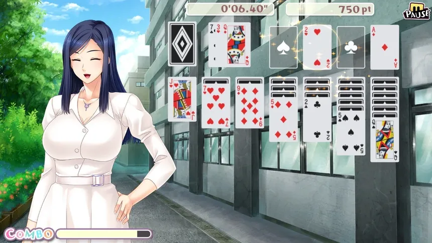 Скриншот 4 к игре Pretty Girls Klondike Solitaire