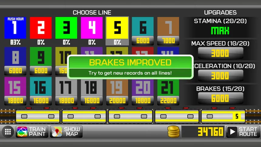Скриншот 4 к игре Subway Train Simulator 2D