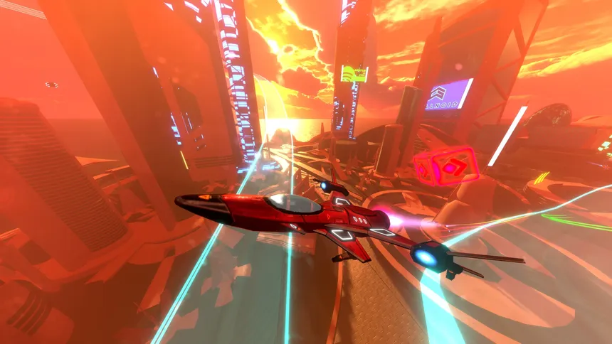 Скриншот 2 к игре Neon Wings: Air Race