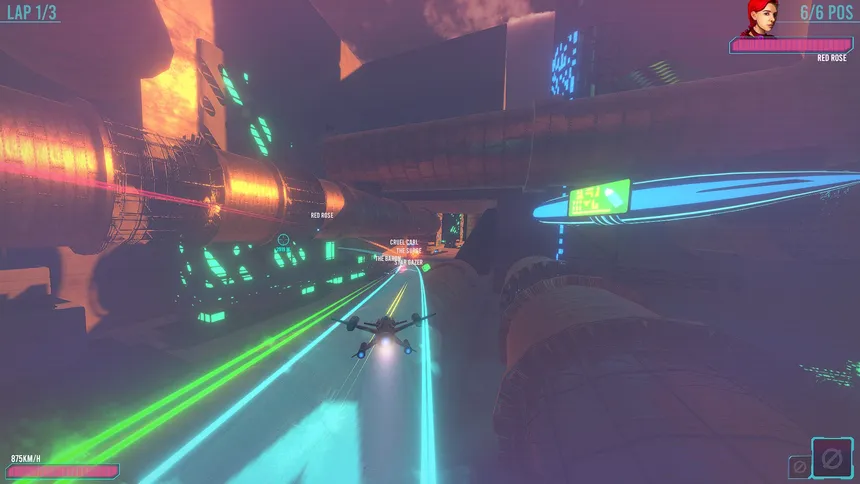 Скриншот 7 к игре Neon Wings: Air Race