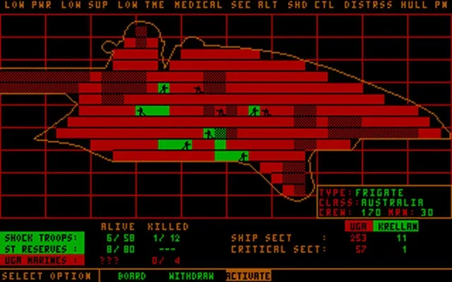 Скриншот 2 к игре STAR FLEET II - Krellan Commander Version 2.0