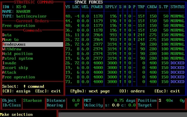 Скриншот 3 к игре STAR FLEET II - Krellan Commander Version 2.0