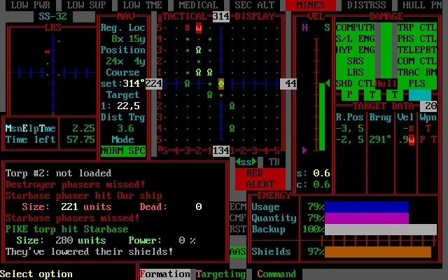 Скриншот 4 к игре STAR FLEET II - Krellan Commander Version 2.0