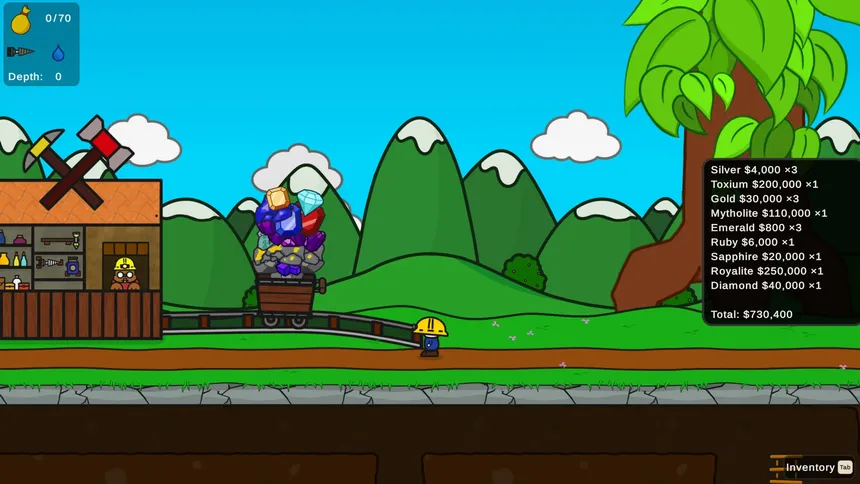 Скриншот 4 к игре Miner: Dig Deep