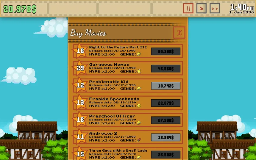 Скриншот 3 к игре Movie Tycoon Simulator 2020